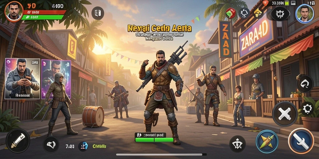 Tampilan gameplay ZARA4D yang penuh strategi dan aksi.